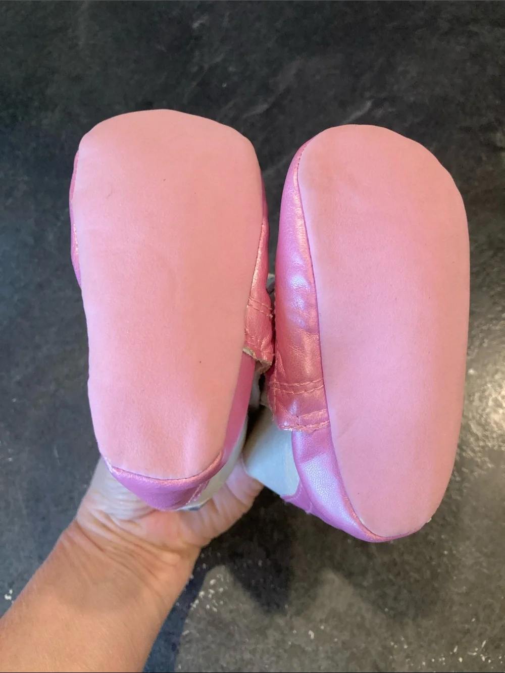 Girls Rising Star cream pink cowboy boots size 6-9 months